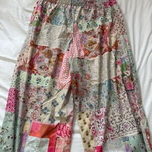 SHEIN Curve Patchwork Pants